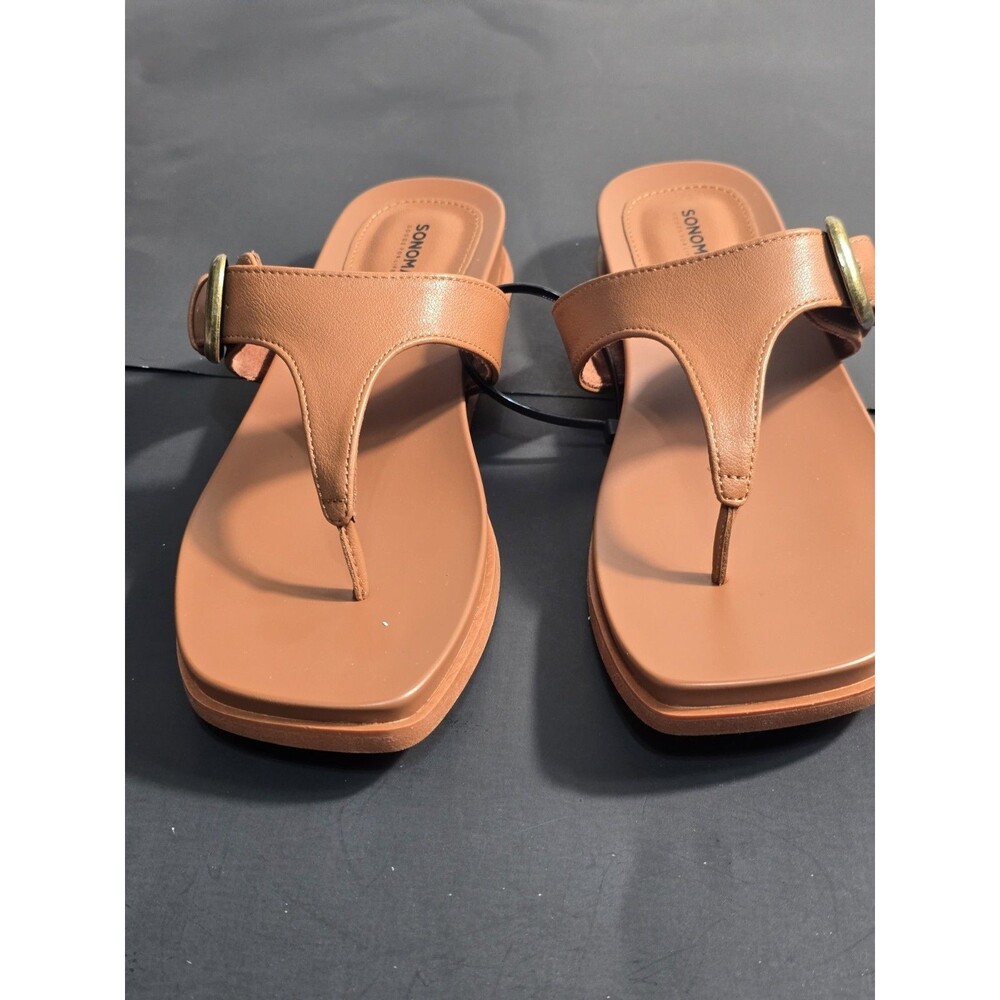Sonoma Womens Casual Shoes GenN-Twirl Slip On  Thong Sandals  Soft Pe sz 6.5 ,7M